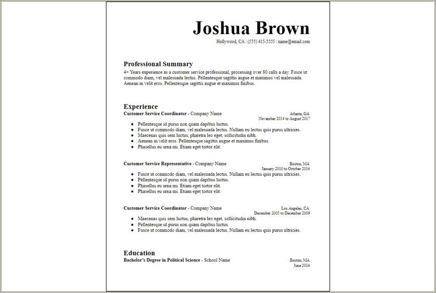 Resume Templates Microsoft Word 2010 Free Download Resume Example Gallery 1941