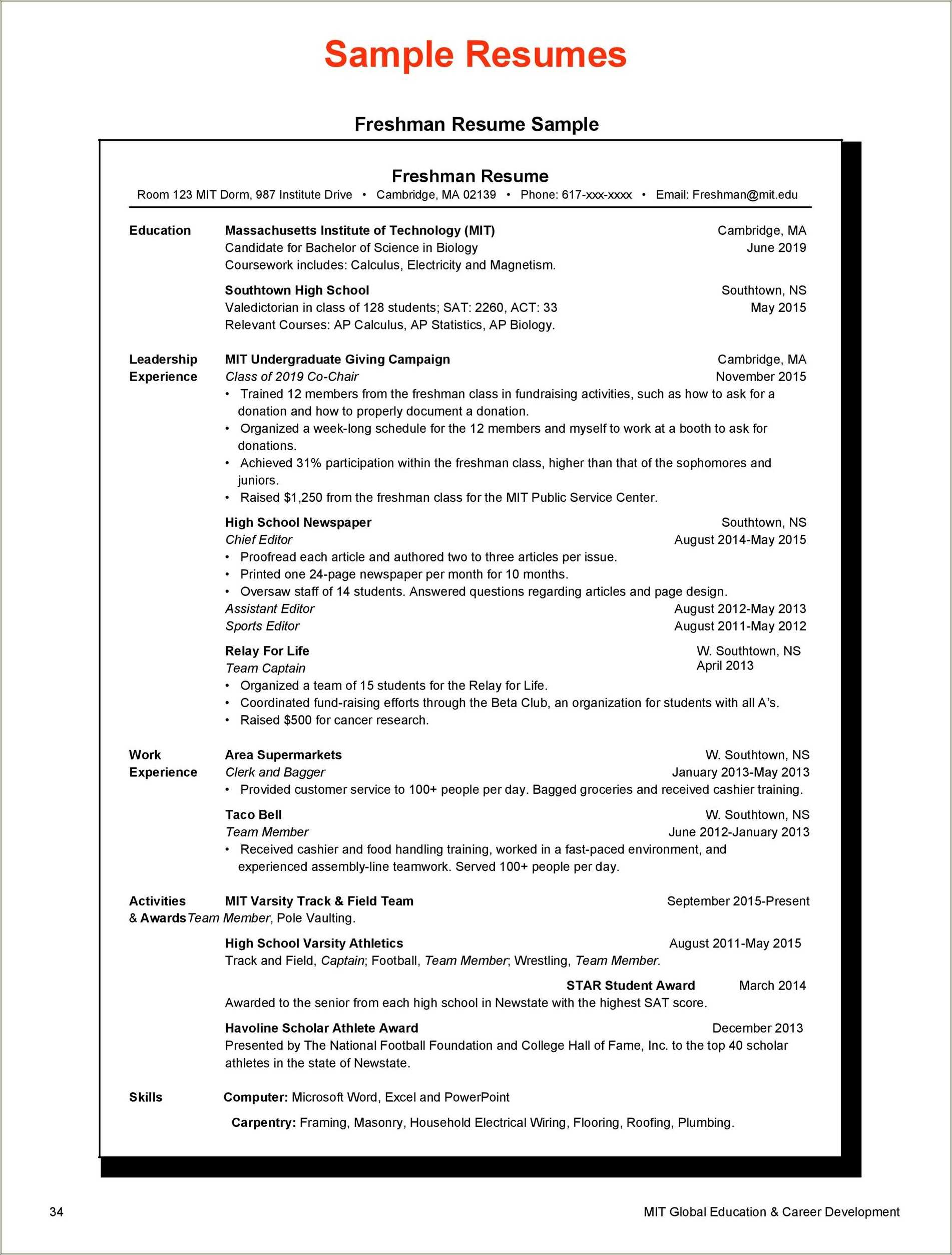 download-sample-training-facilitator-resume-for-word-resume-example