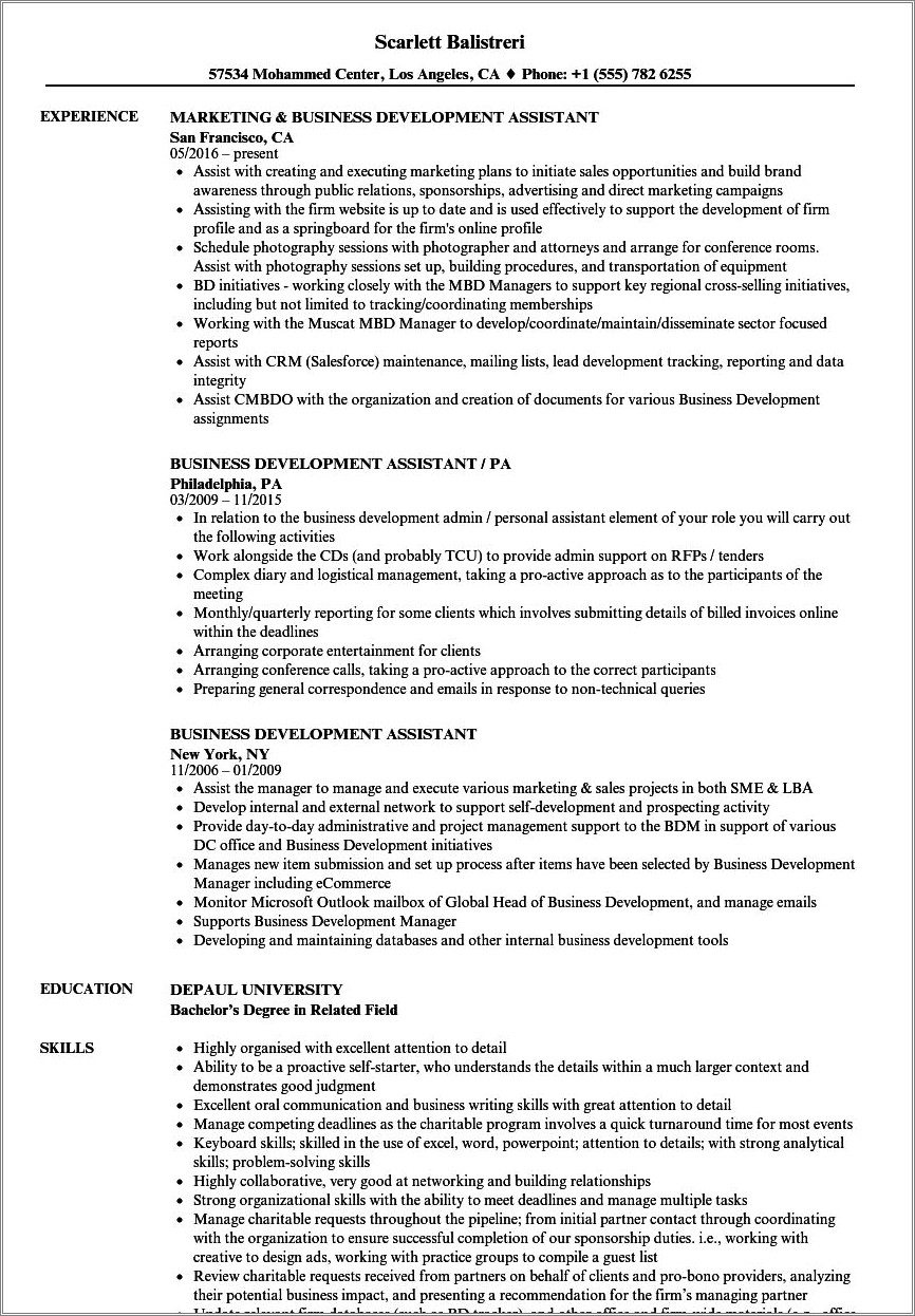 Early Childhood Development Assistant Resume Sample - Resume Example ...