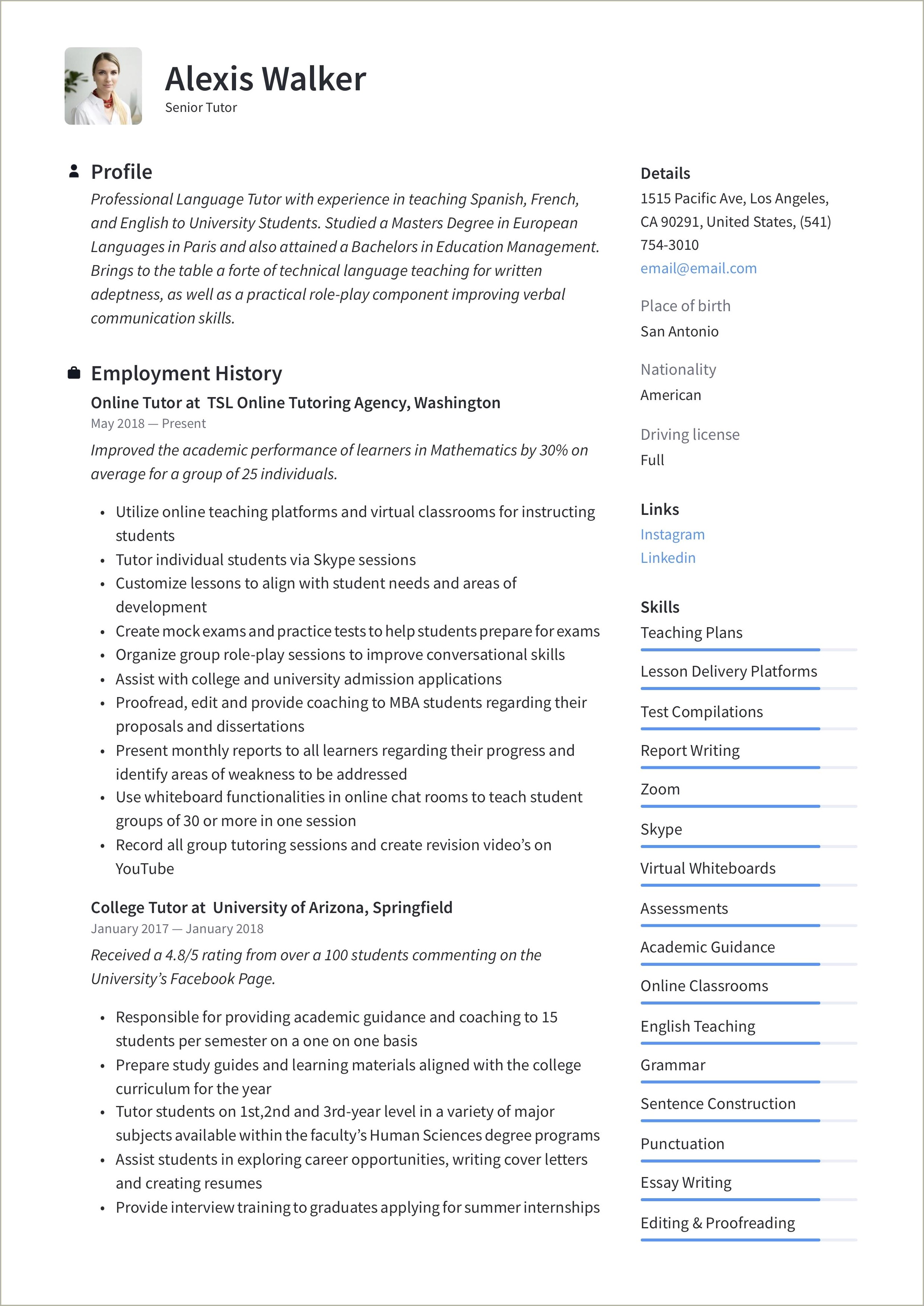 How To Write Educational Attainment In Resume