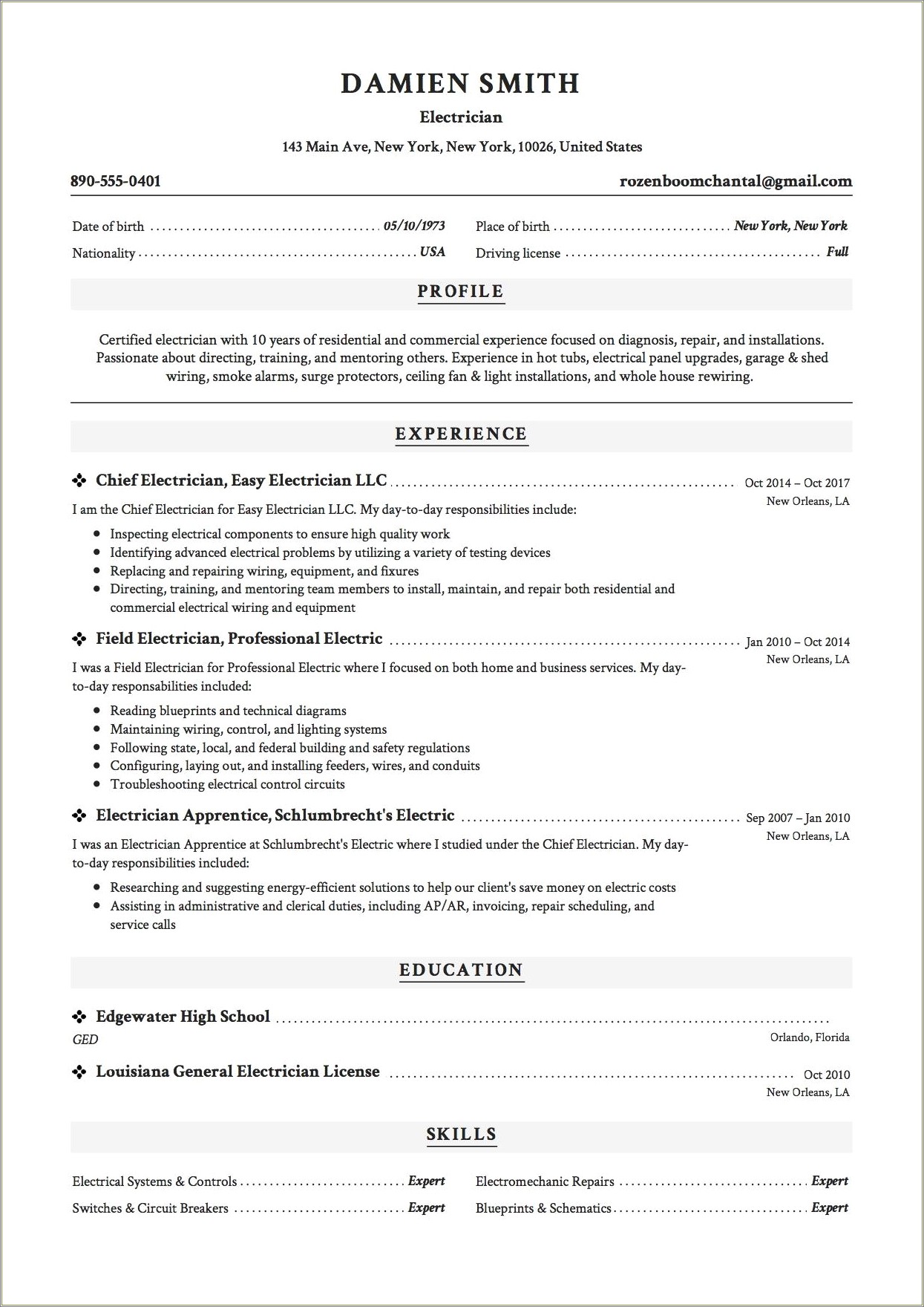 electrical-maintenance-manager-resume-doc-resume-example-gallery