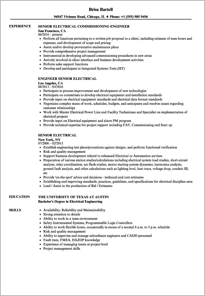 electrical-site-engineer-experience-resume-format-resume-example-gallery