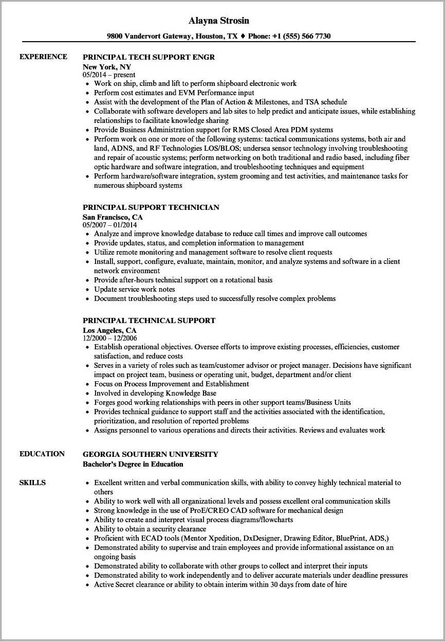 Elementary Assistant Principal Resume Examples Resume Example Gallery