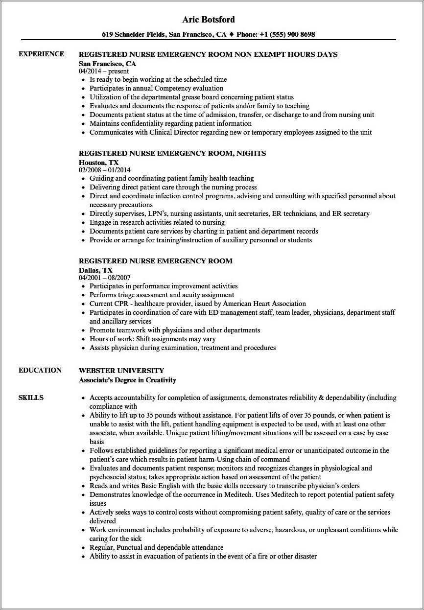 emergency-room-rn-resume-sample-resume-example-gallery