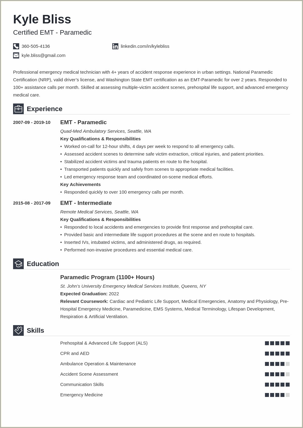 Resume Objective For Emergency Room Technician Resume Example Gallery