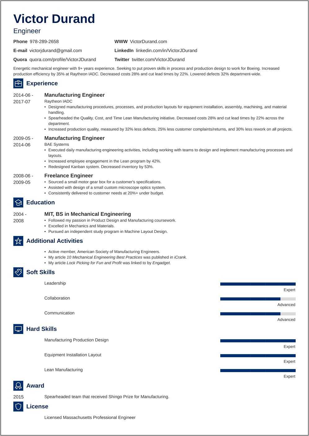 Best Engineering Resume Format Reddit - Resume Example Gallery