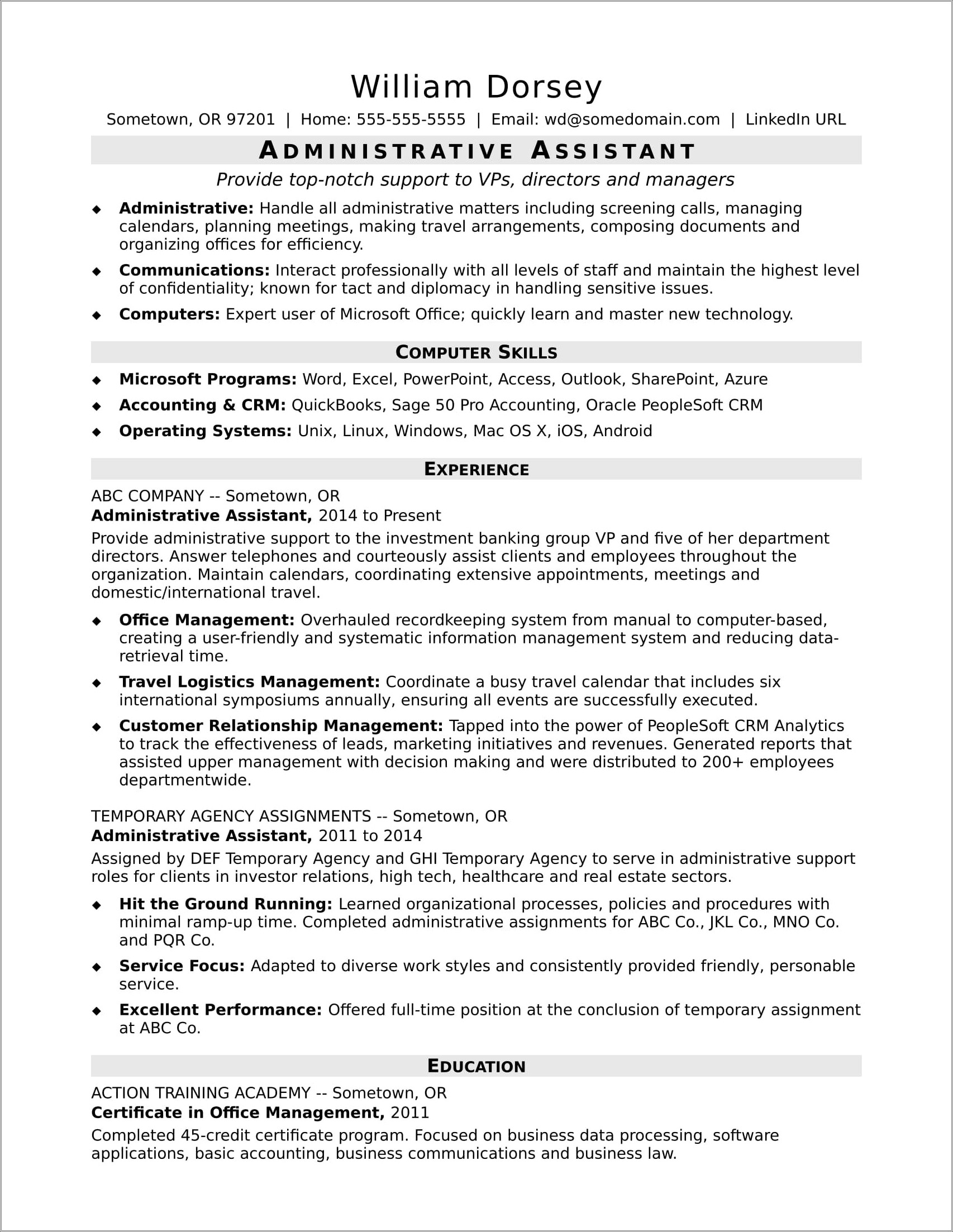 entry-level-administrative-assistant-resume-sample-2014-resume