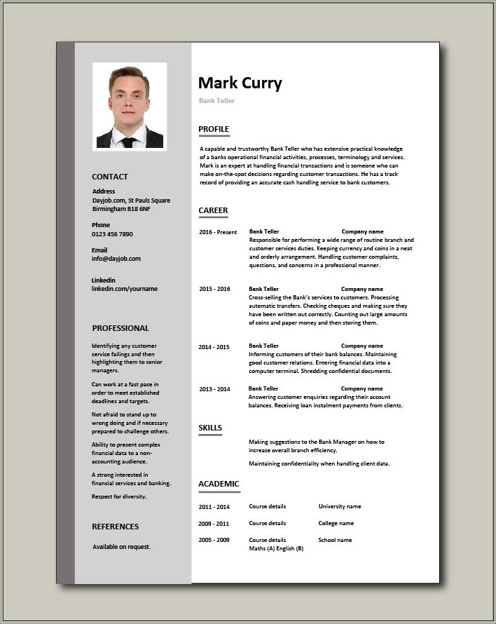 entry-level-bank-teller-resume-sample-resume-example-gallery