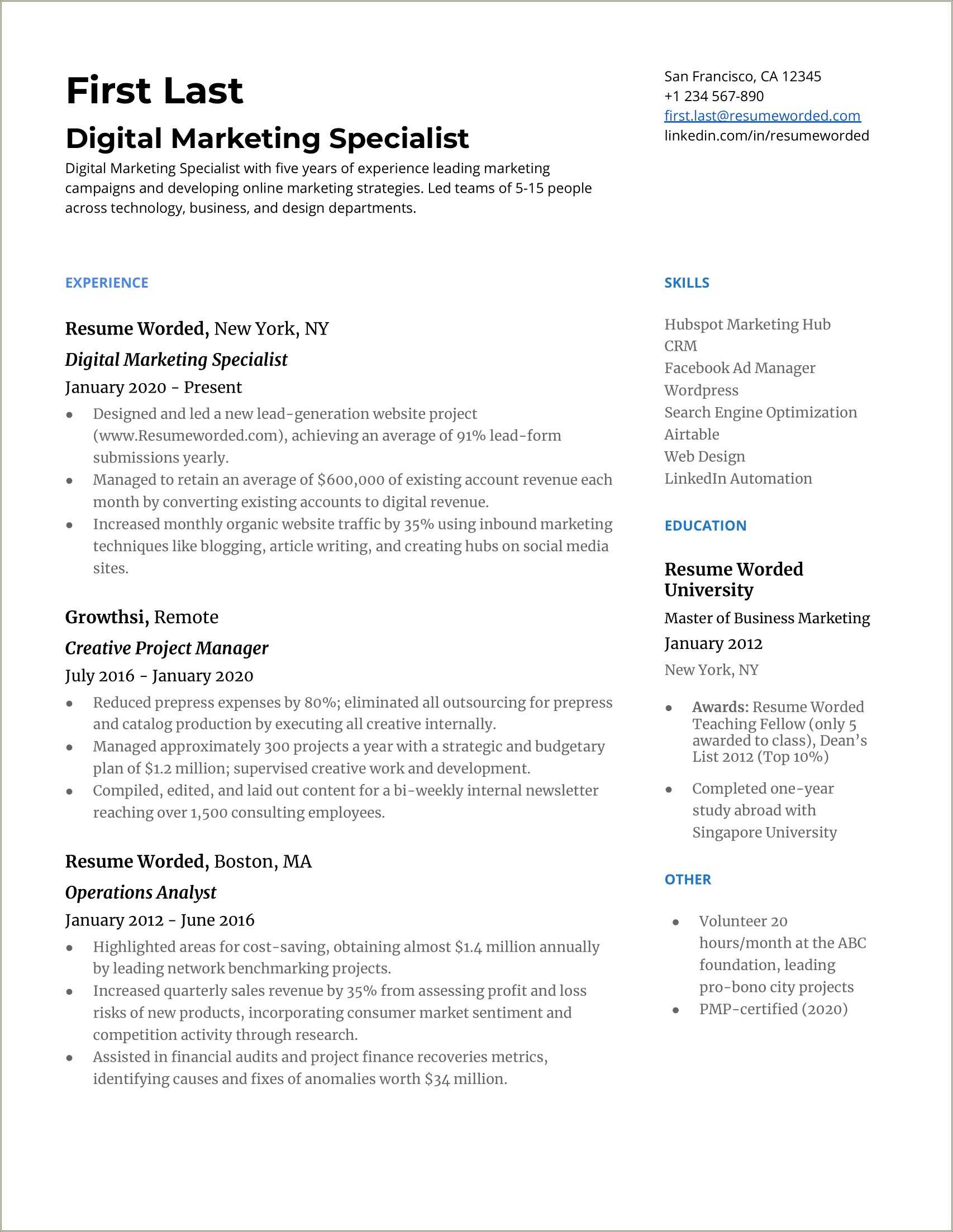 entry-level-digital-media-resume-samples-resume-example-gallery