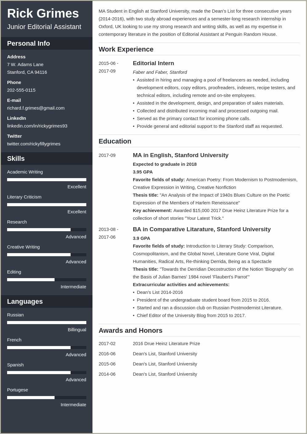 Entry Level Functional Resume Sample - Resume Example Gallery