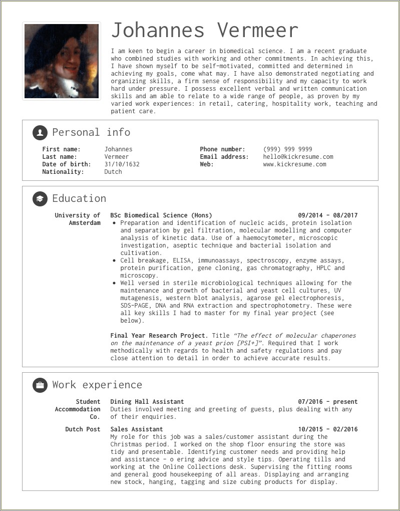 resume-entry-level-summary-examples