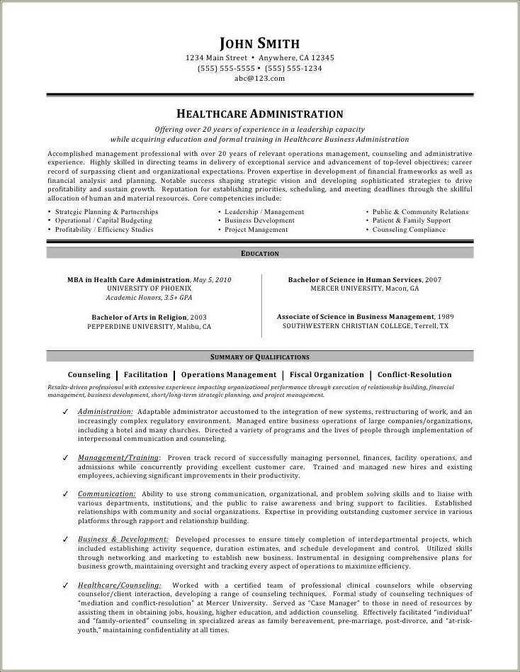 Entry Level Healthcare Resume Objective Examples