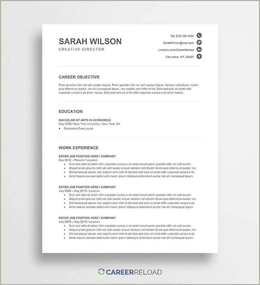 Entry Level Jobs Resume Template Download Resume Example Gallery