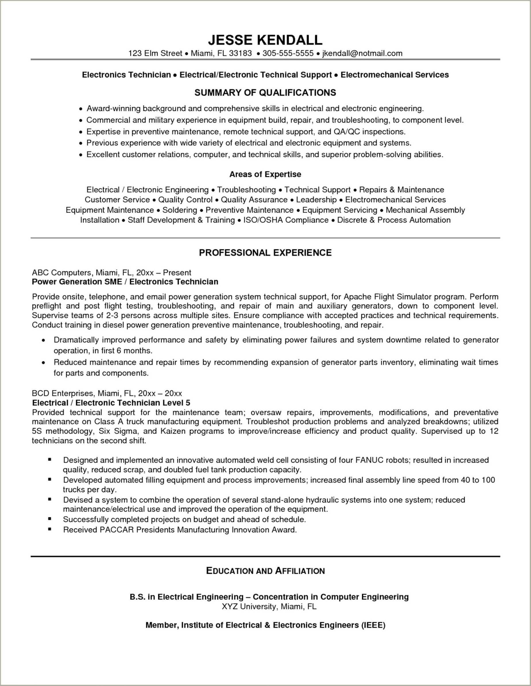 Entry Level Pharmacy Tech Resume Examples - Resume Example Gallery