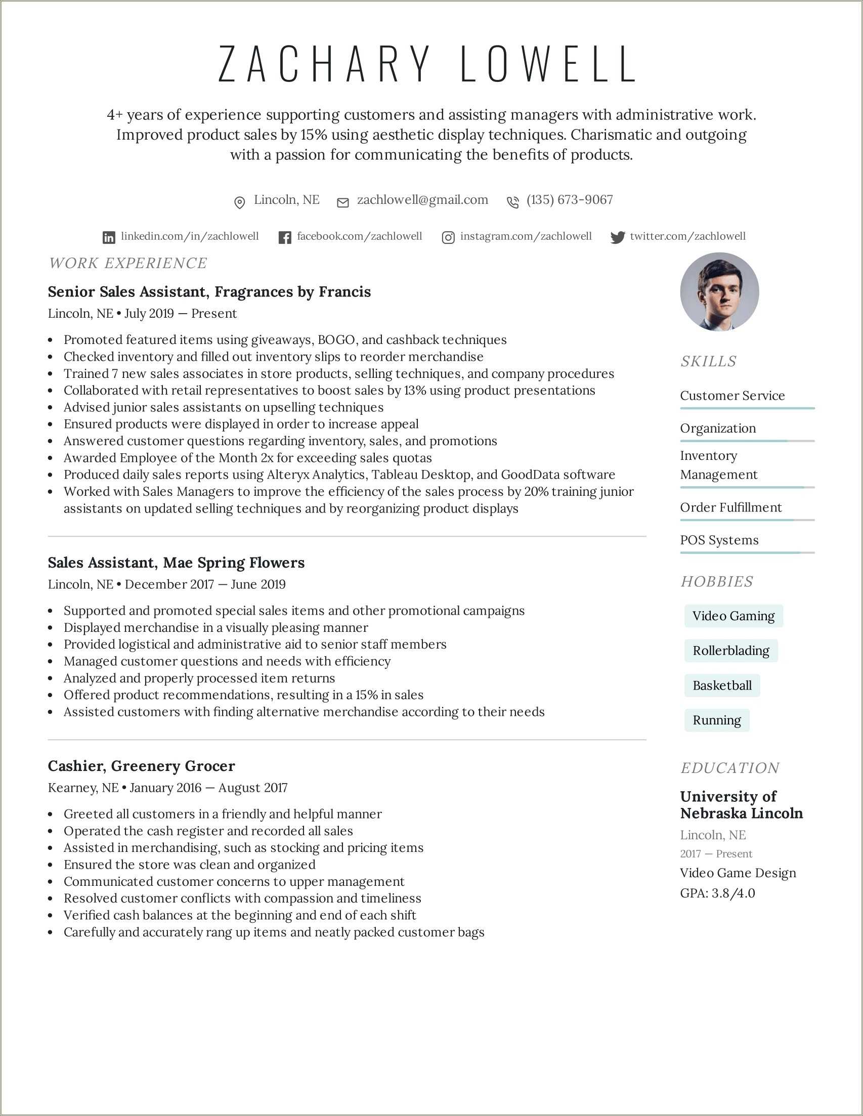 entry-level-retail-sales-resume-sample-resume-example-gallery