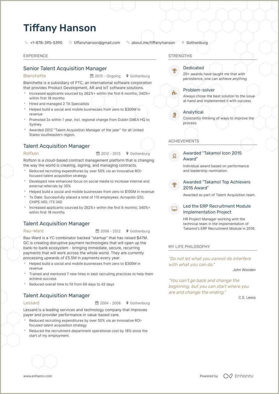 Erp Implementation Project Manager Resume - Resume Example Gallery