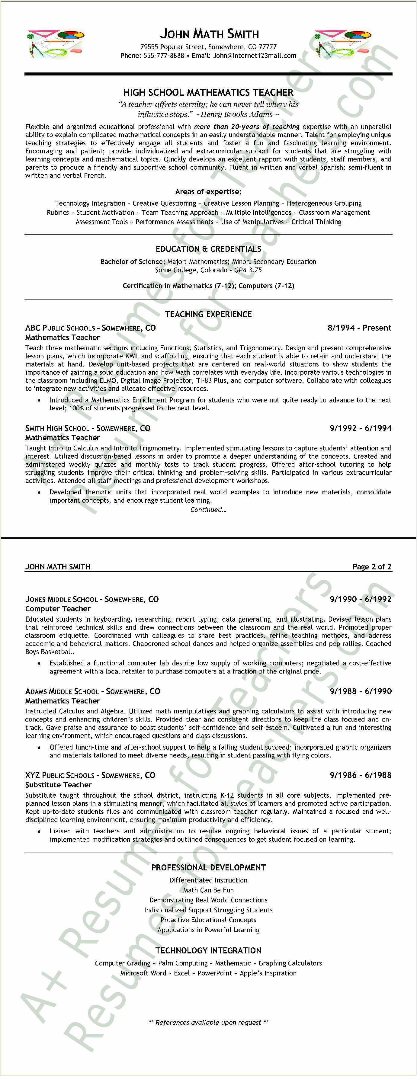 high-school-science-teacher-resume-examples-resume-example-gallery