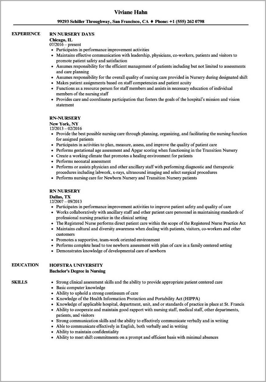 example-of-a-baby-nurse-resume-resume-example-gallery