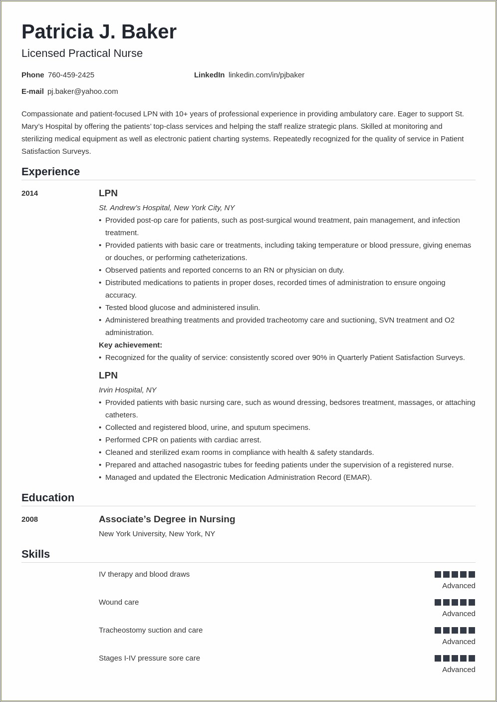 example-of-a-licensed-vocational-nurse-resume-resume-example-gallery