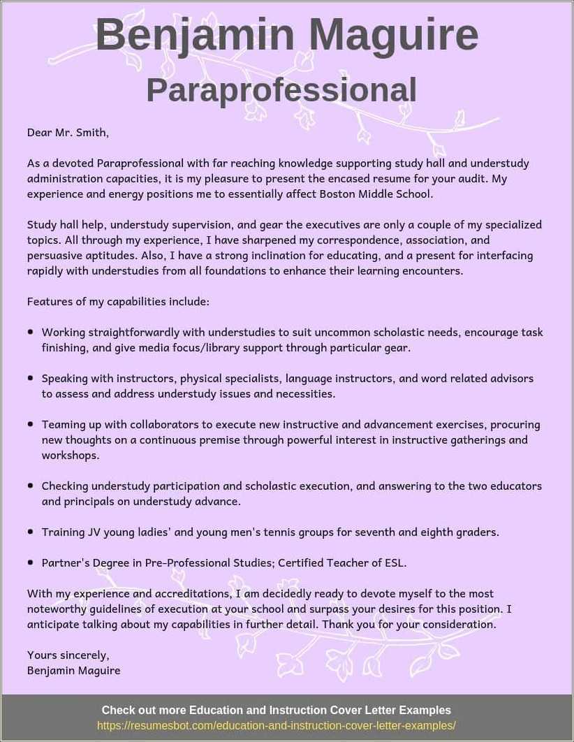 resume-job-description-responsibilities-paraprofessional-resume