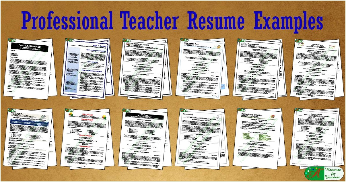 example-of-a-professional-teacher-resume-resume-example-gallery