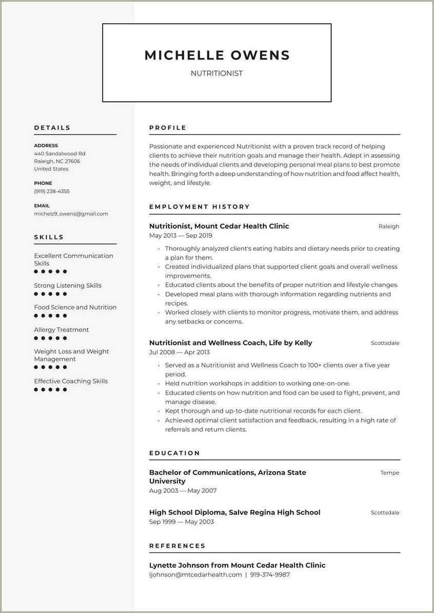 Should You Put Full Address On A Resume - Resume Example Gallery