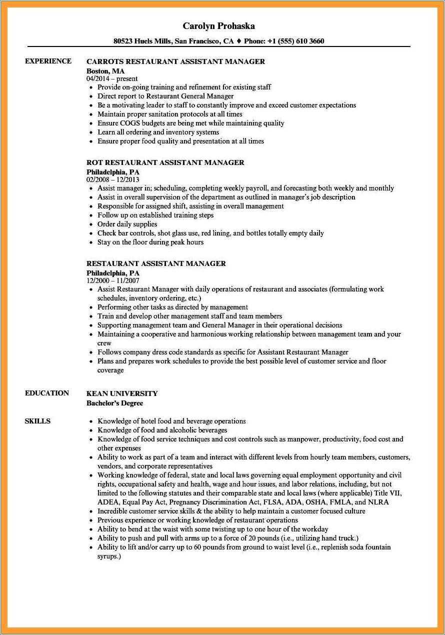 general-manager-food-service-resume-examples-resume-example-gallery