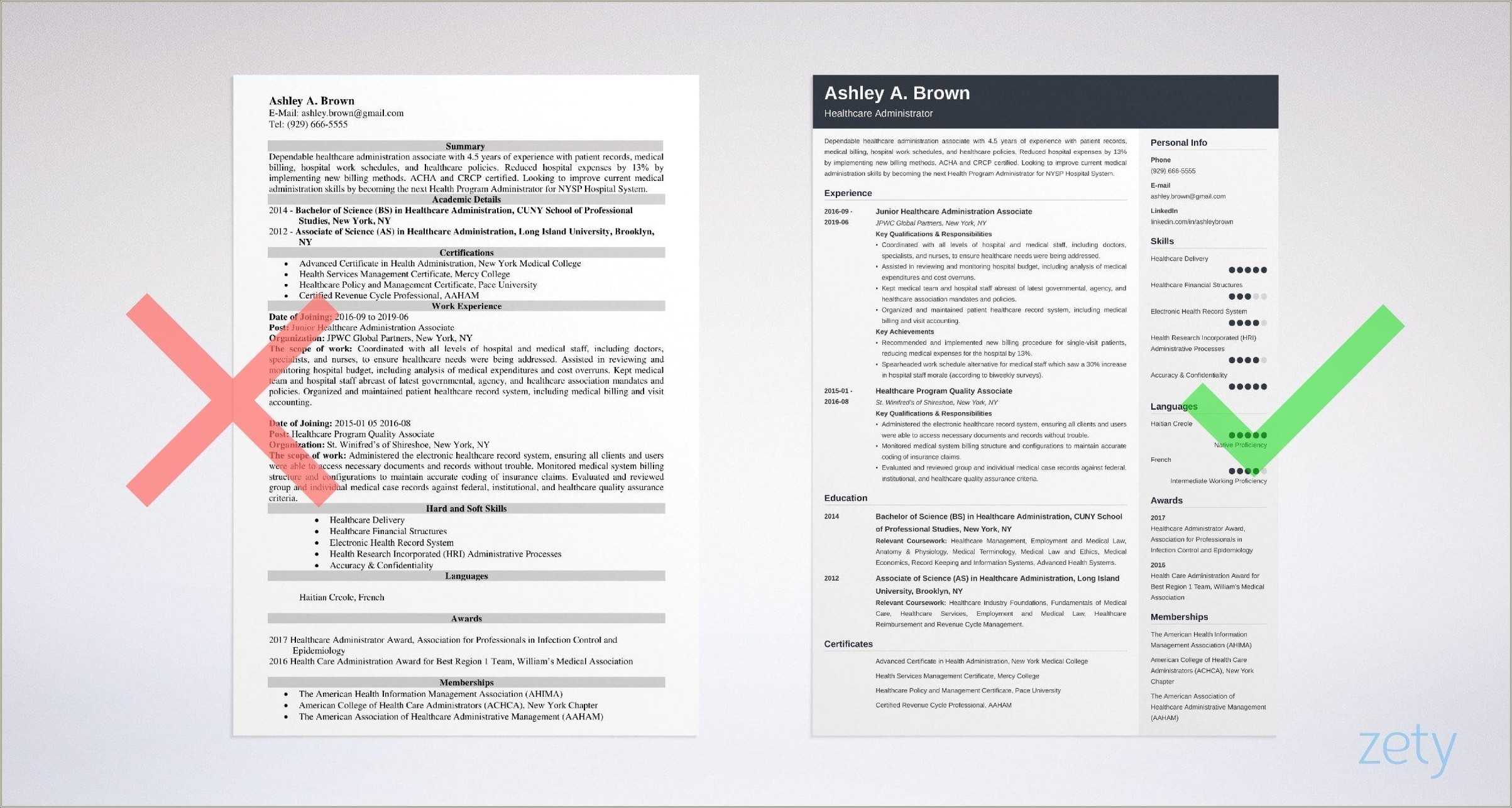 Good Skills For Healthcare Resume