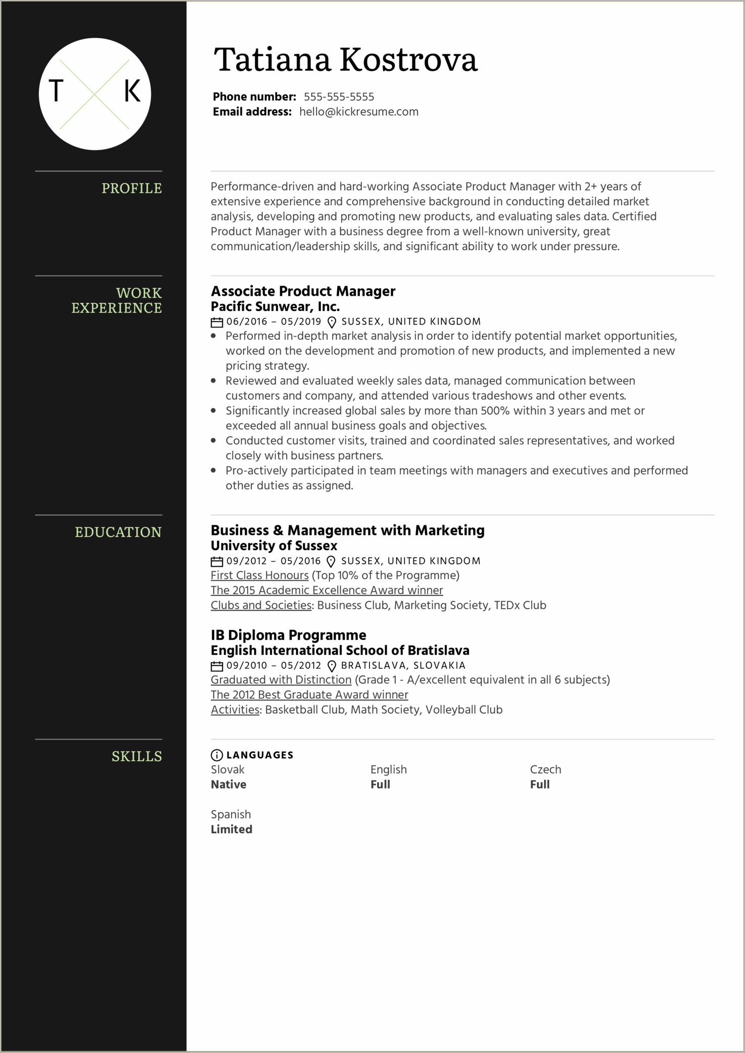 example-of-product-manager-resume-resume-example-gallery
