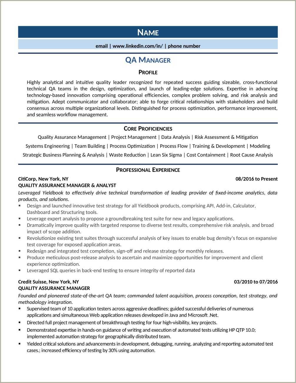 example-of-quality-assurance-manager-resume-resume-example-gallery