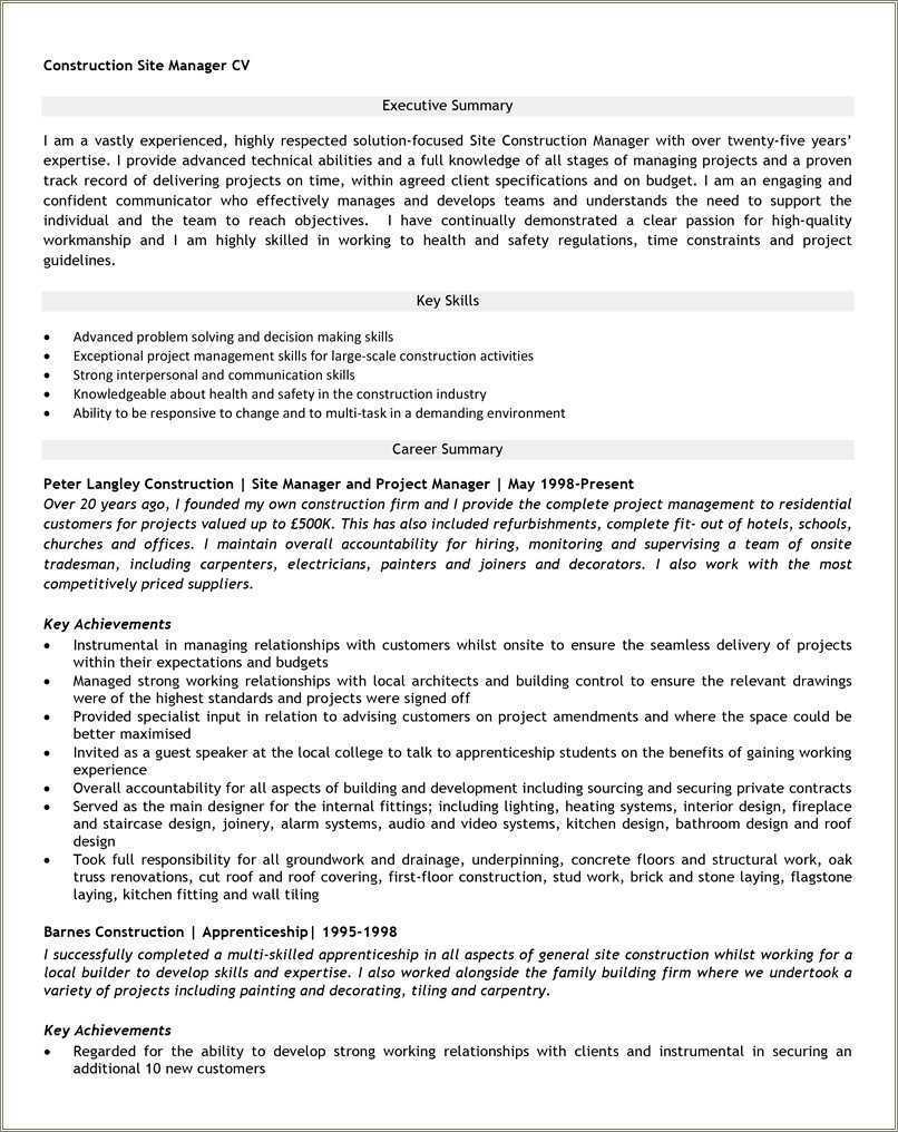 example-of-residential-contractor-resume-resume-example-gallery