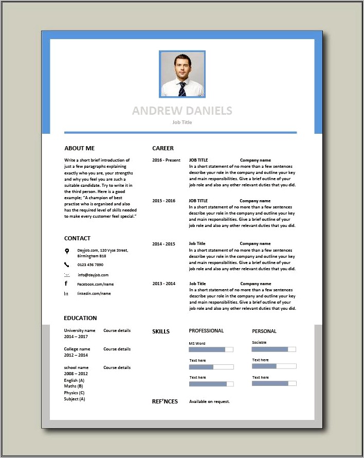 Example Of Resume Application Form - Resume Example Gallery