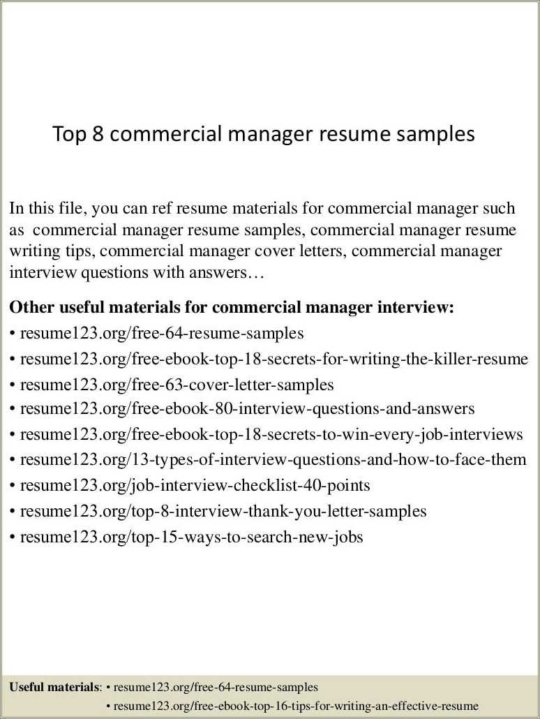 example-of-resume-for-a-commercial-coordinator-resume-example-gallery