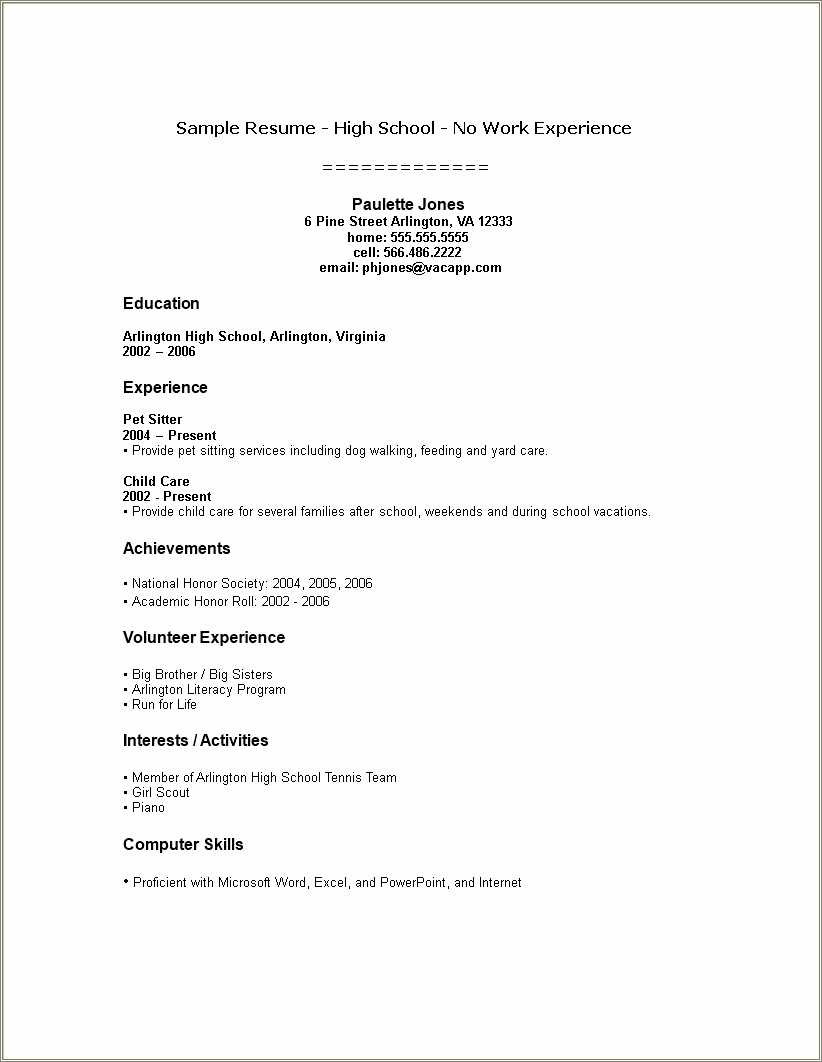 example-of-resume-for-highschool-graduate-in-philippines-resume