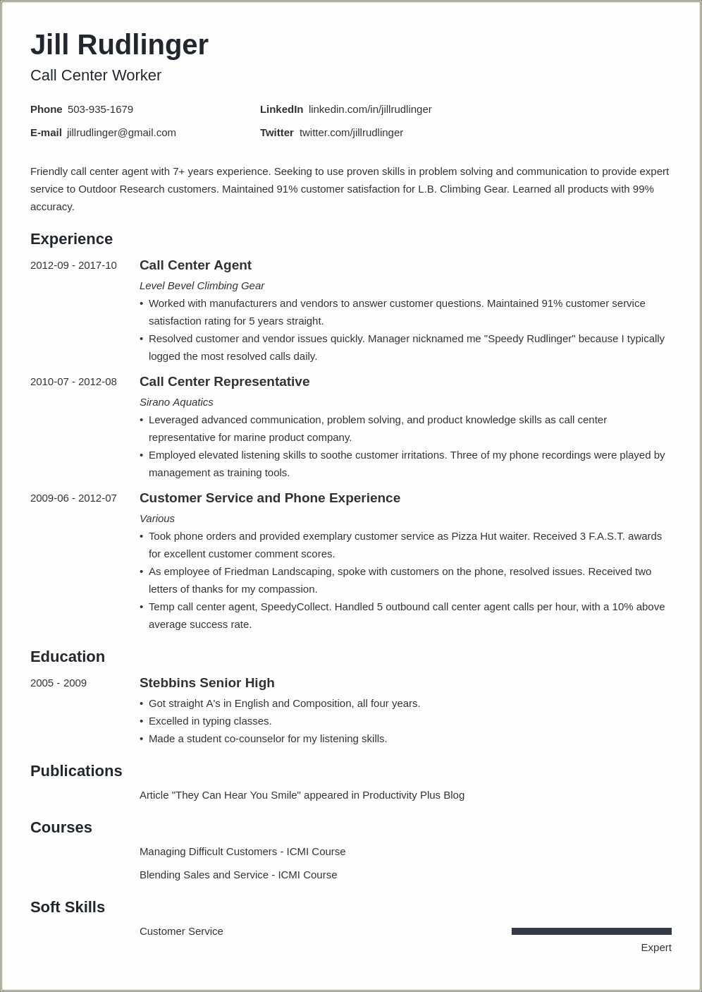 Example Of Resume For Job Application In Philippines Resume Example 