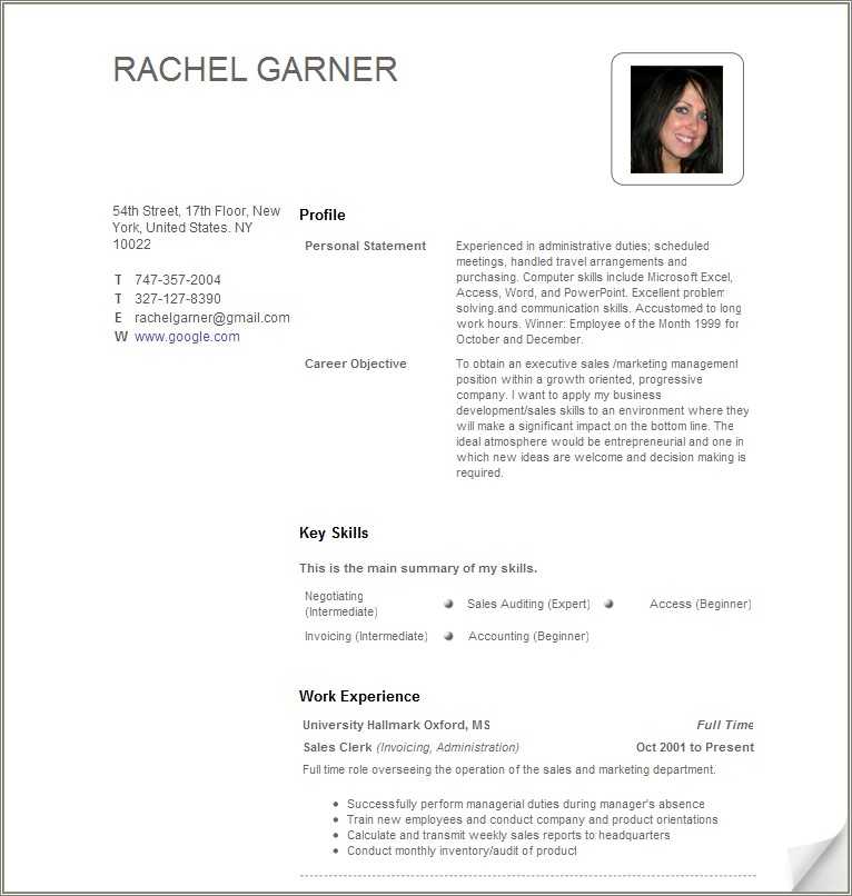 example-of-resume-for-job-interview-resume-example-gallery