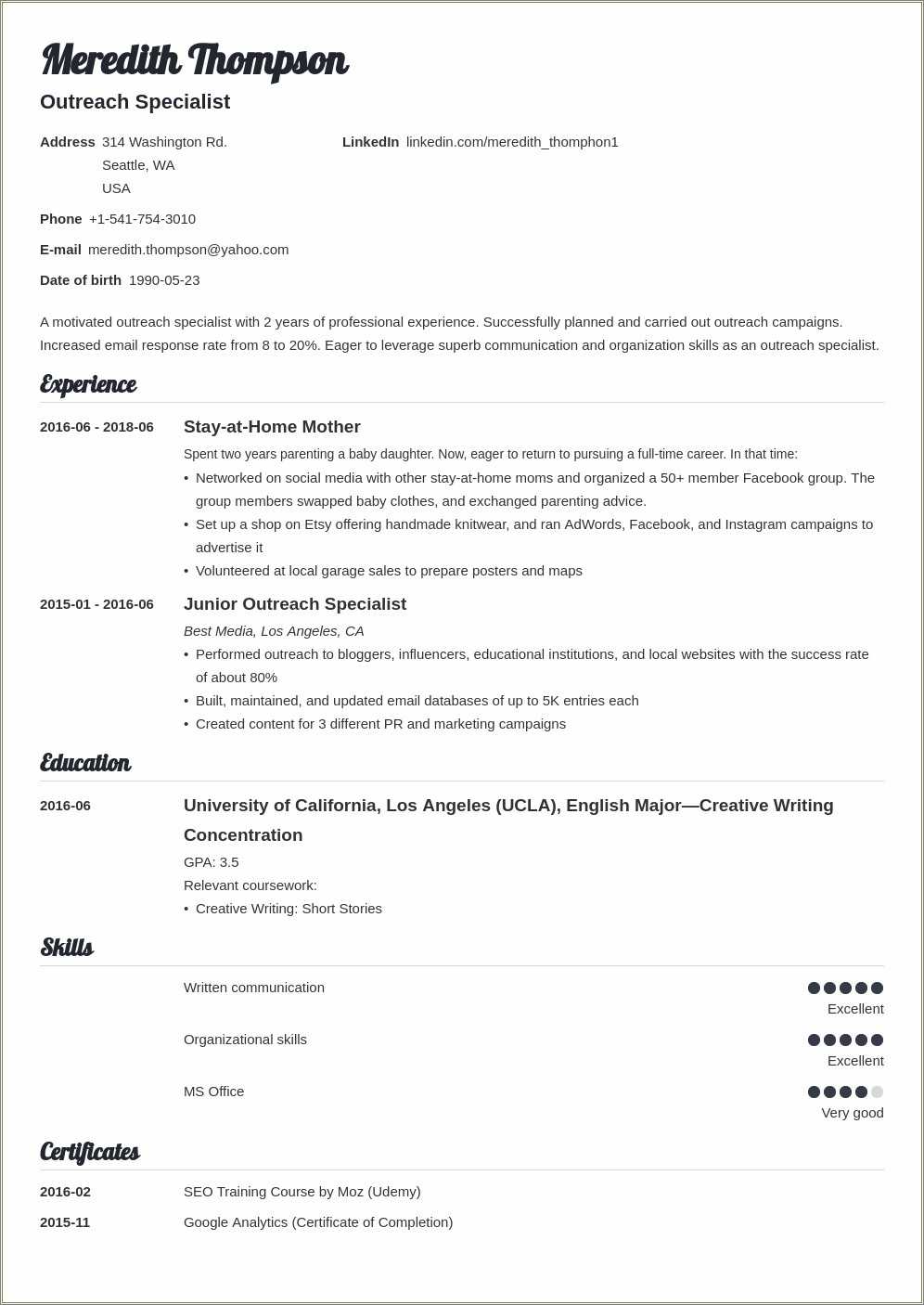 example-resume-for-homemaker-with-no-work-experience-resume-example