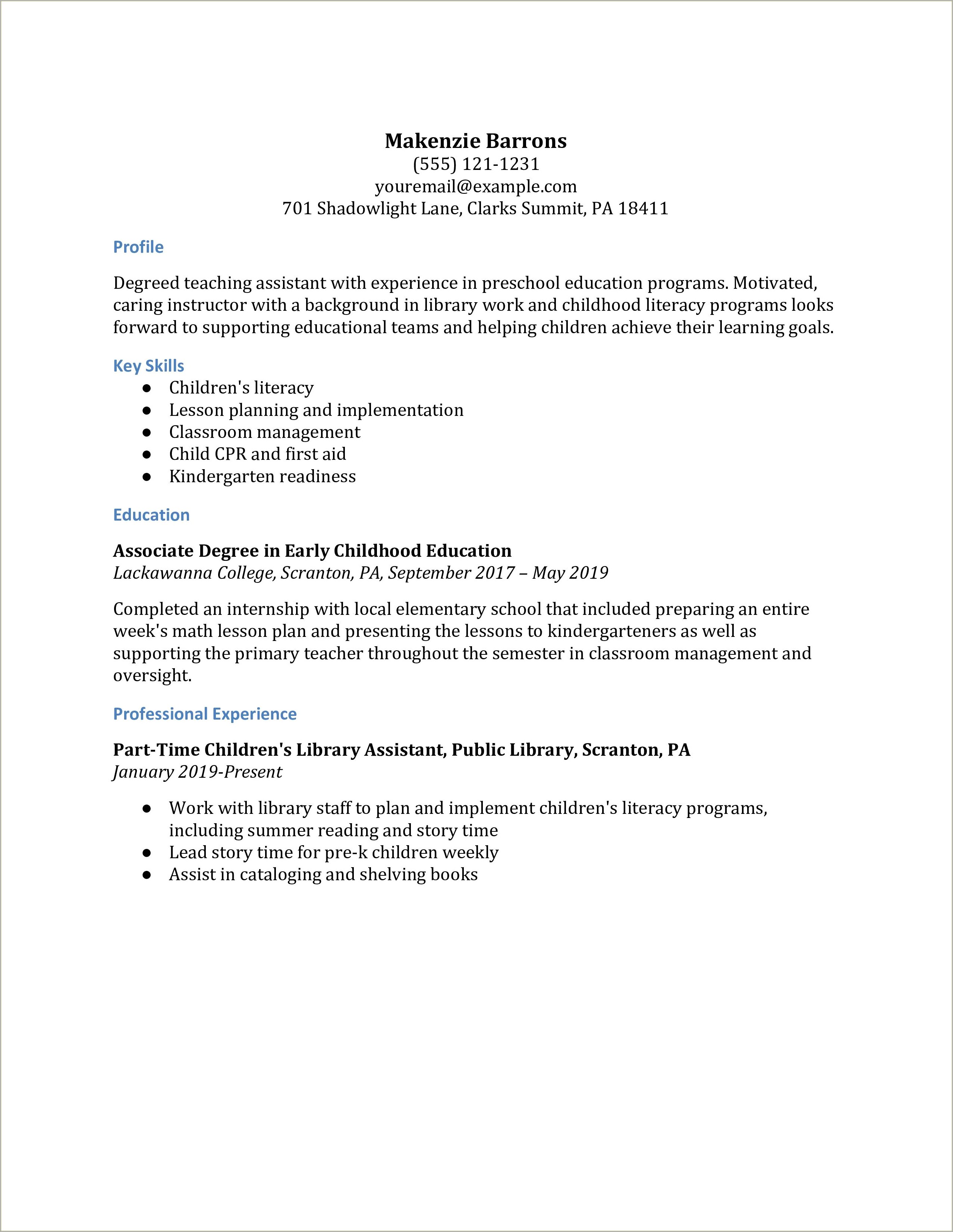 example-of-a-teacher-assistant-resume-resume-example-gallery