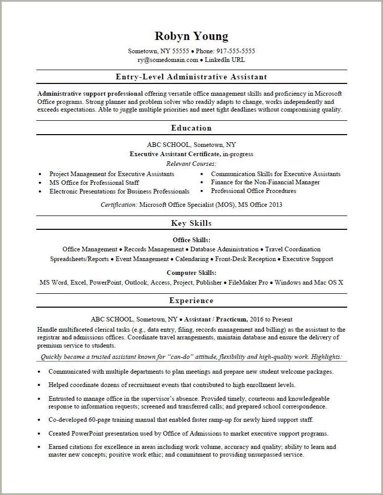 example-resume-with-skill-proficiencies-resume-example-gallery