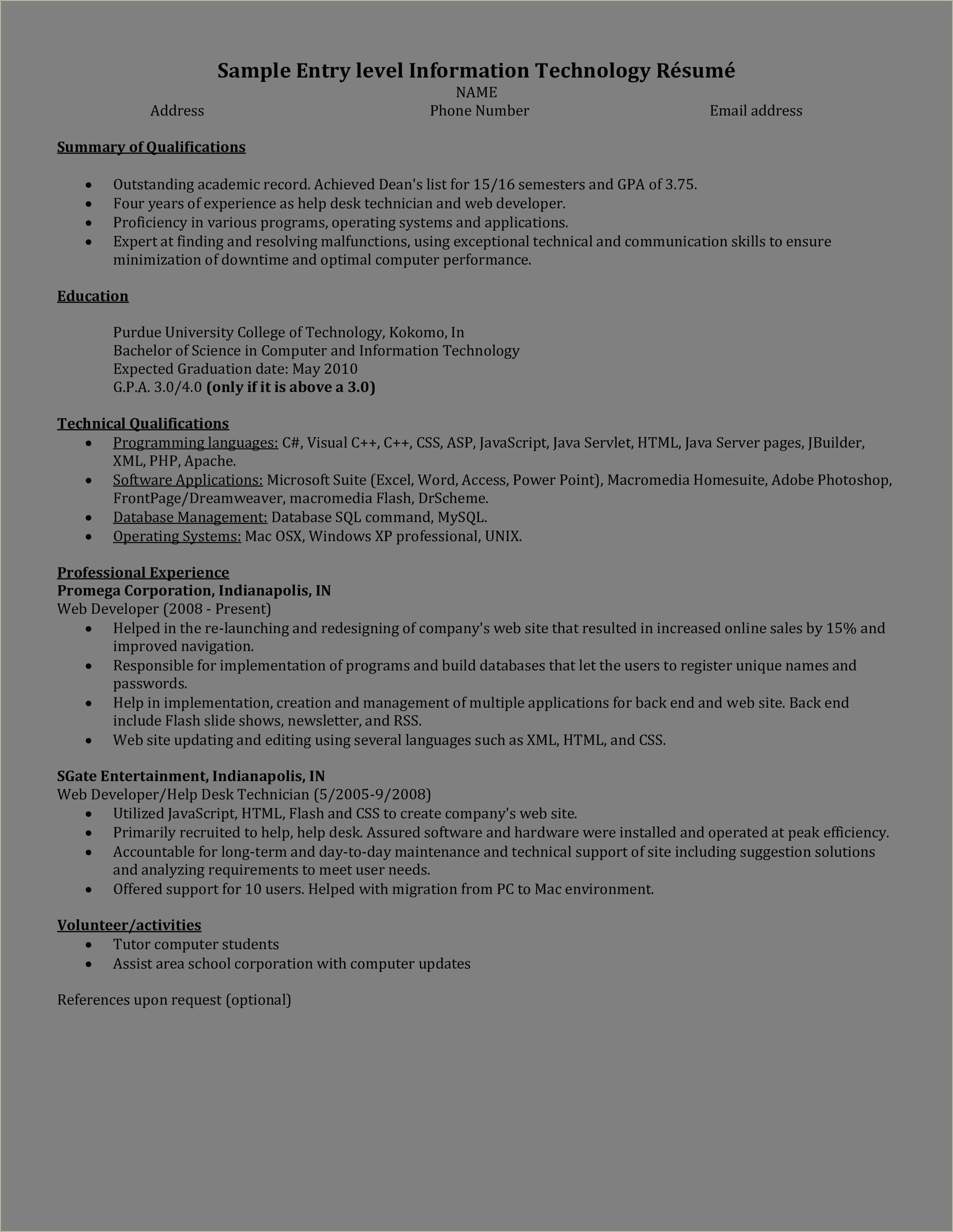 entry-level-database-resume-sample-resume-example-gallery