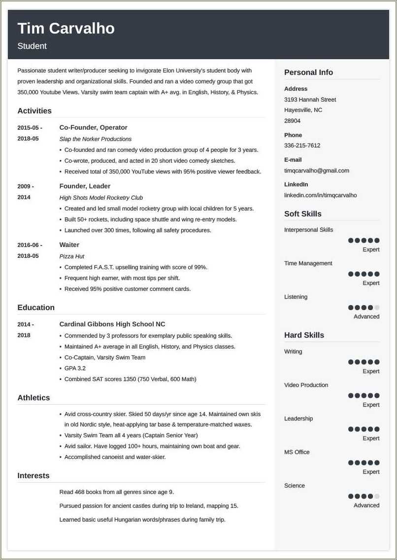 college-resume-examples-for-high-school-seniors-resume-example-gallery