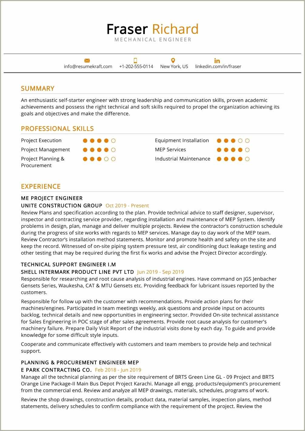 Examples Of 21st Century Engineering Resumes - Resume Example Gallery