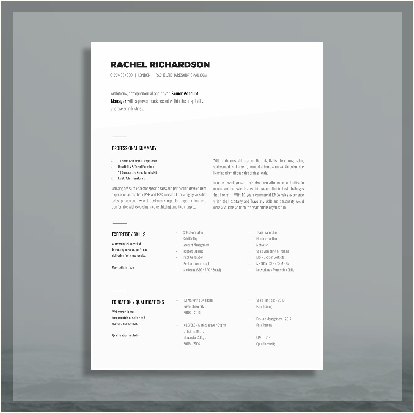 examples-of-a-good-resume-format-resume-example-gallery