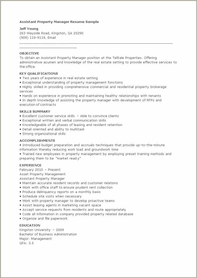 examples-of-a-resume-for-property-management-resume-example-gallery