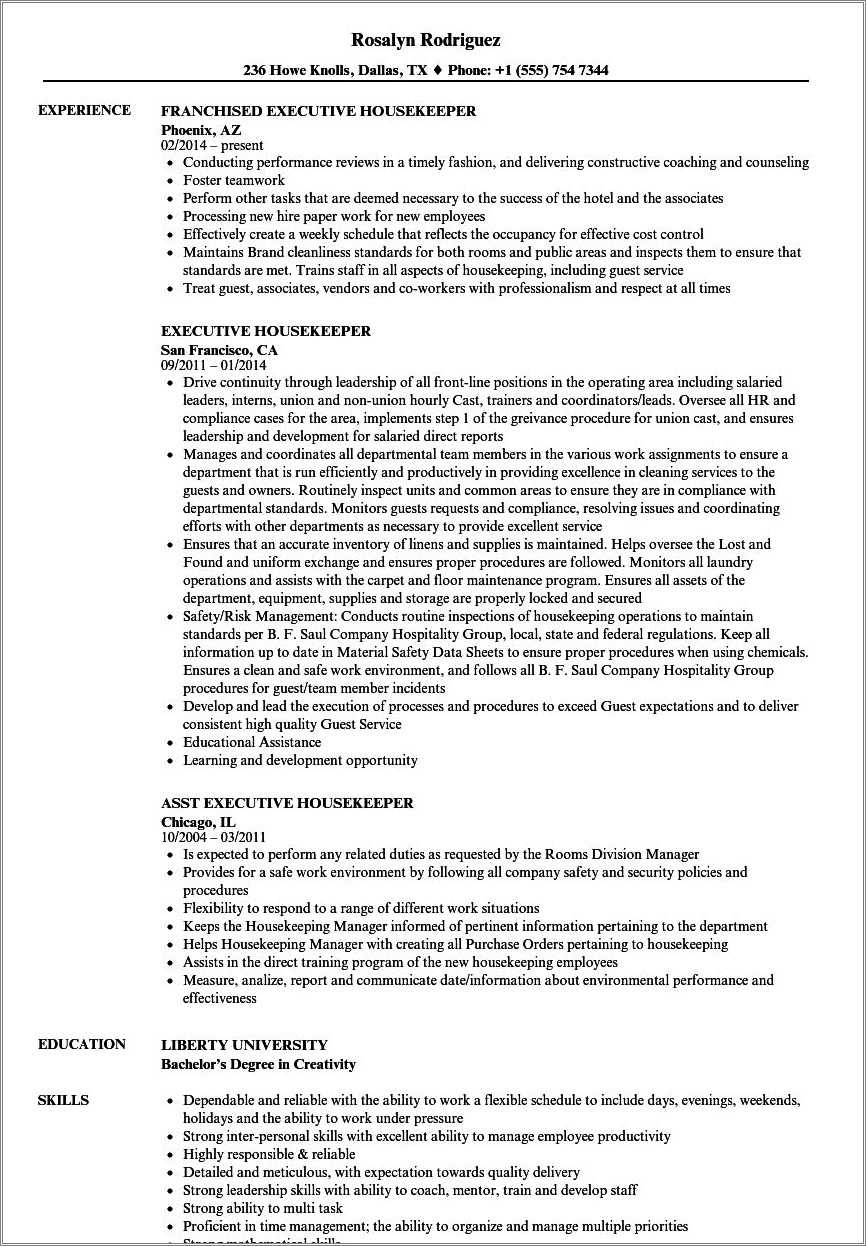 examples-of-executive-housekeeper-resume-resume-example-gallery