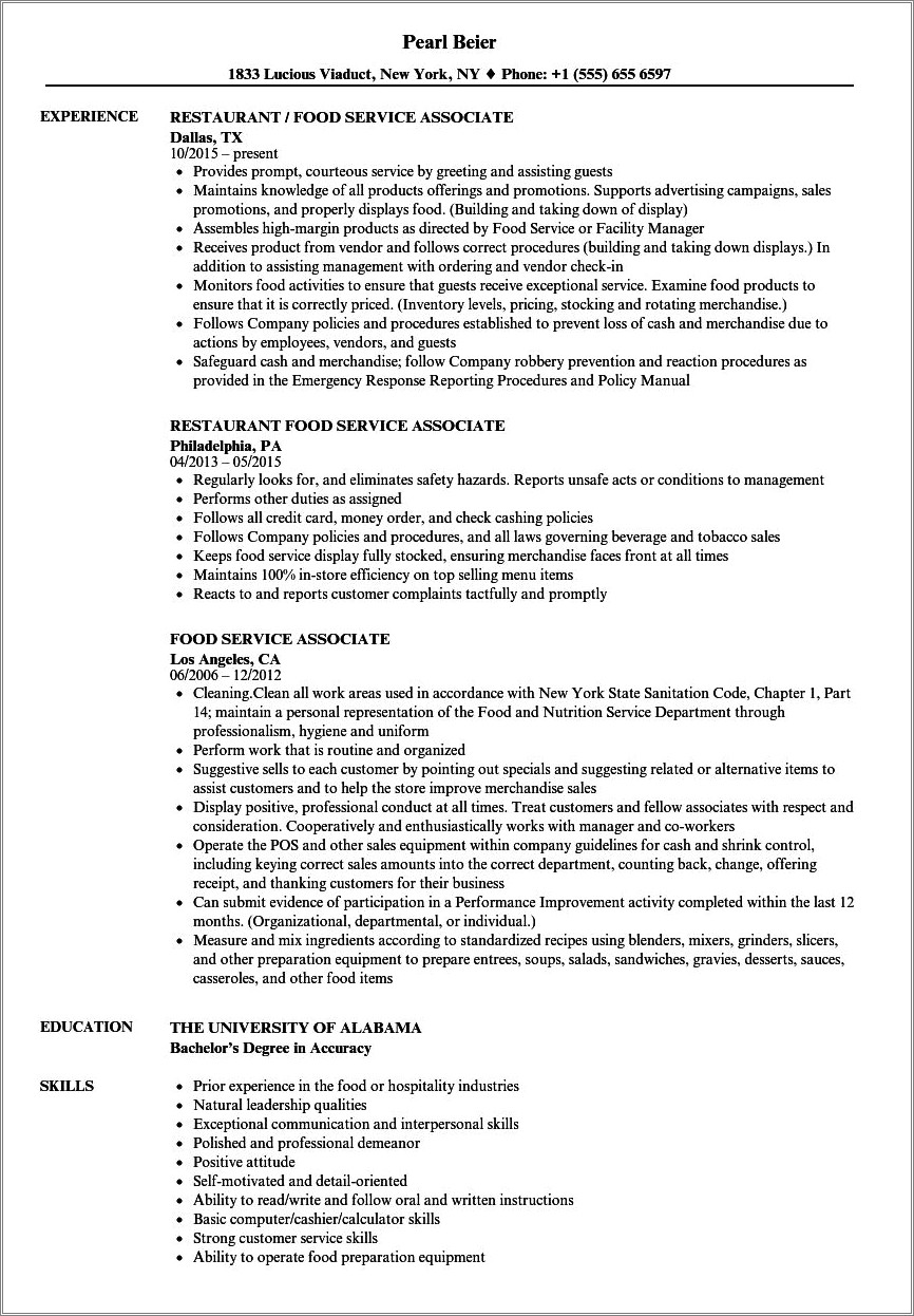 examples-of-food-preparation-resume-resume-example-gallery