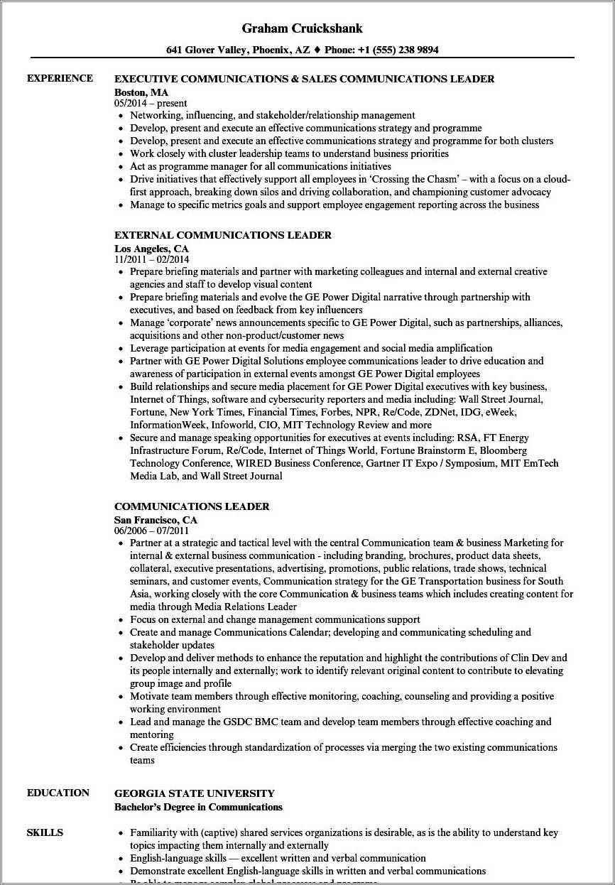 Examples Of Leadership Skills For A Resume Resume Example Gallery