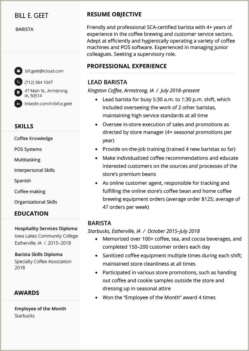 examples-of-mcdonlads-shift-manager-resume-expirience-resume-example