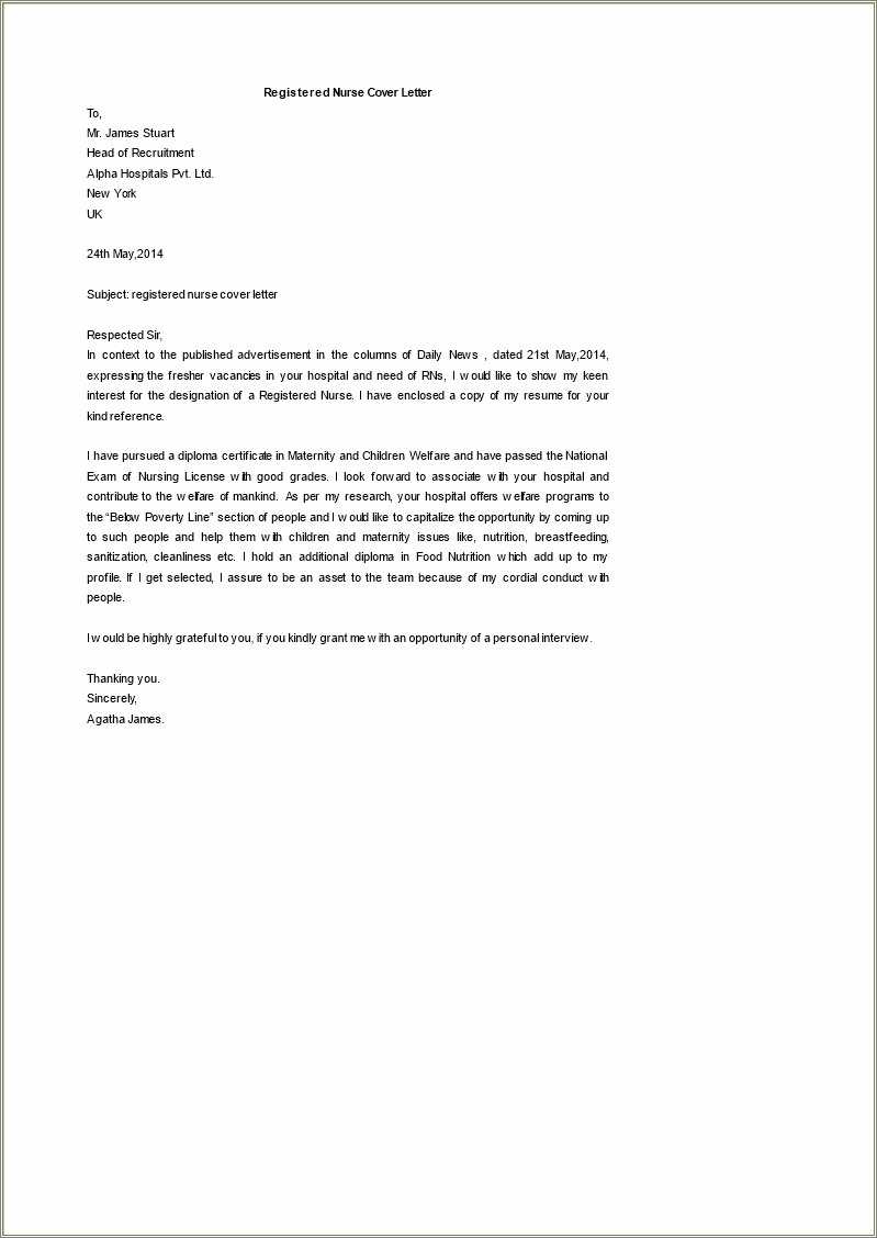 Good Sounding Cover Letter Examples For Resumes - Resume Example Gallery