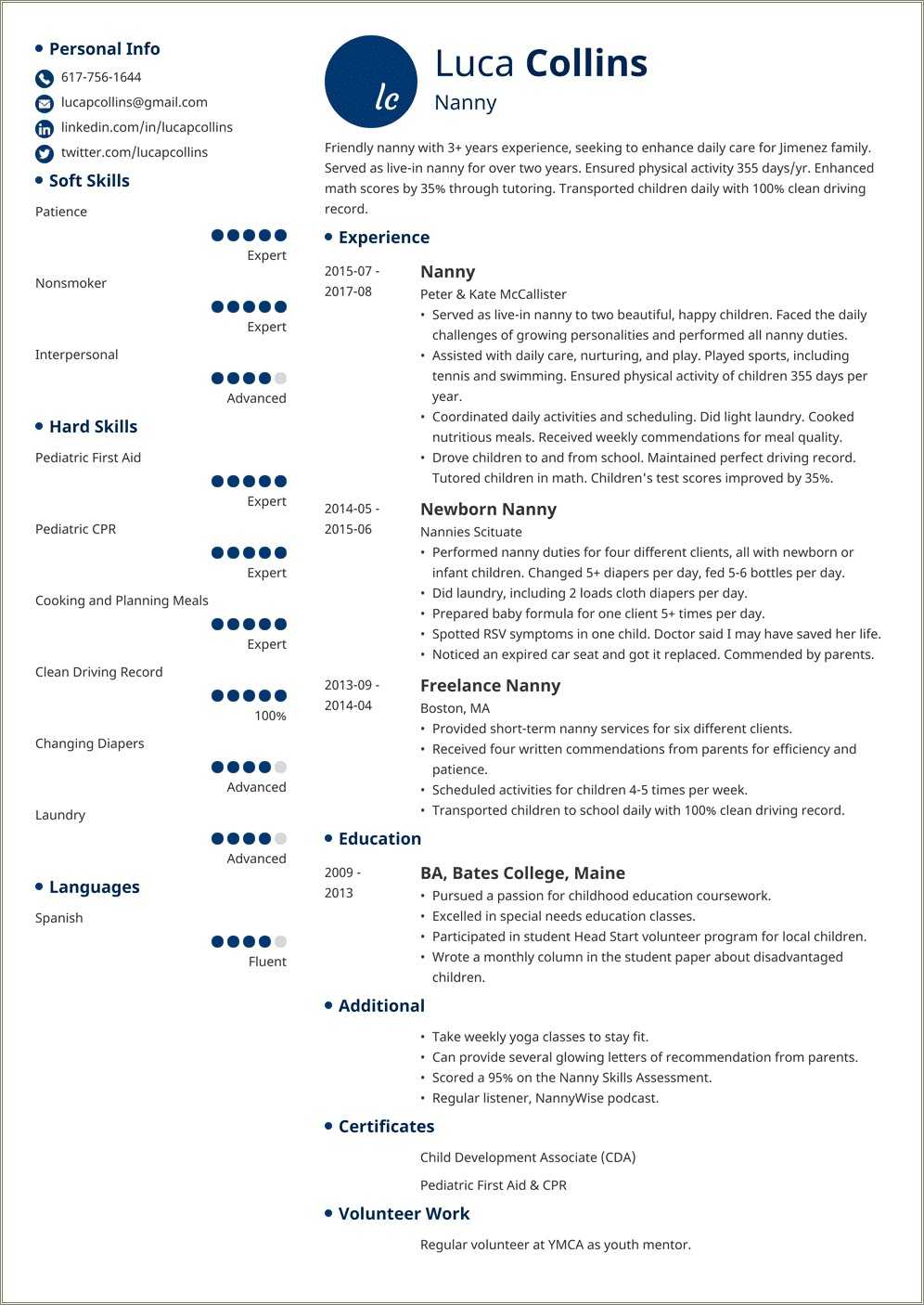 Examples Of Personal Profiles On Resumes For Teachers Resume Example